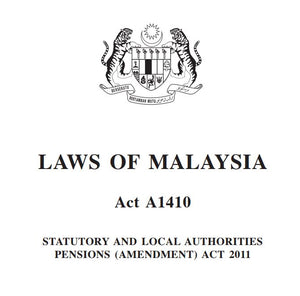 Statutory and Local Authorities Pensions (Amendment) Act 2011 (A1410)
