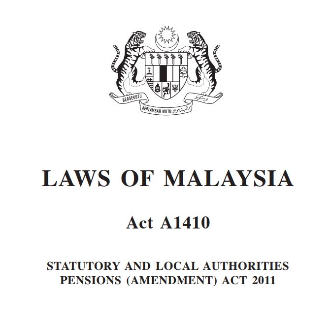 Statutory and Local Authorities Pensions (Amendment) Act 2011 (A1410)