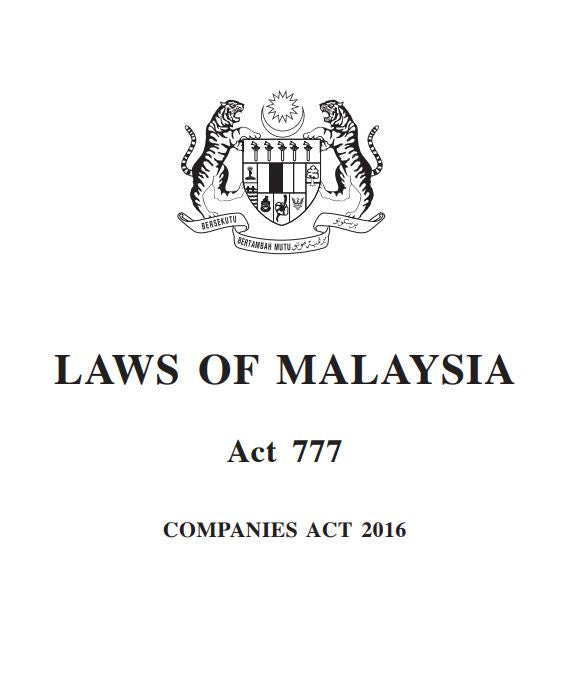 Companies Act 2016 (SAC777C-18)