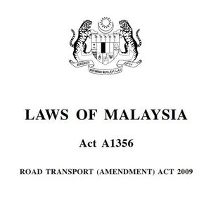 Pindaan Akta Pengangkutan Jalan Tahun 2009 (A1356)