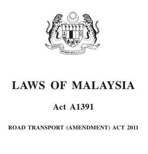 Pindaan Akta Pengangkutan Jalan Tahun 2011 (A1391)