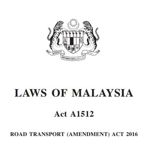 Pindaan Akta Pengangkutan Jalan Tahun 2016 (A1512)