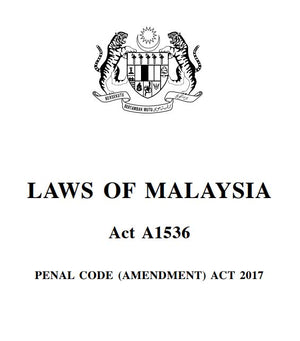 Pindaan Akta Kanun Keseksaan 2017 (A1536)