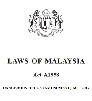 Pindaan Akta Dadah Berbahaya Tahun 2017 (A1558)