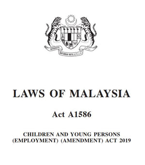 Pindaan Akta Kanak-Kanak Dan Orang Muda (Pekerjaan) Tahun 2019 (A1586)