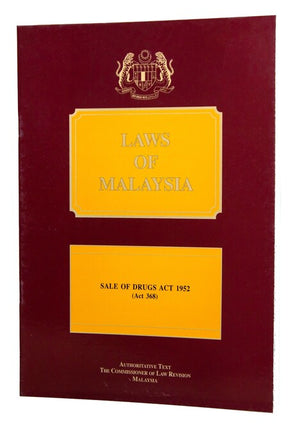 Sale Of Drugs Act 1952 (Act 368)