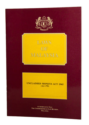 Unclaimed Moneys Act 1965 (Act 370)