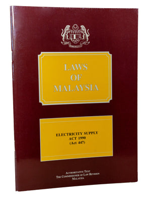 ELECTRICITY SUPPLY ACT 1990 (ACT 447)