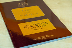 NATIONAL LAND CODE (PENANG & MELACCA TITLES) ACT 1963 (Act 518)