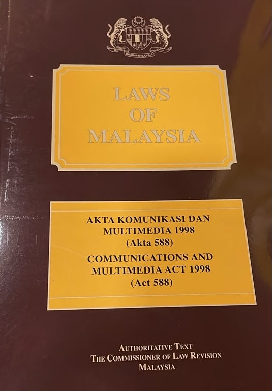 AKTA KOMUNIKASI DAN MULTIMEDIA (AKTA588)