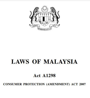 Pindaan Akta Perlindungan Pengguna 2007 (A1298)