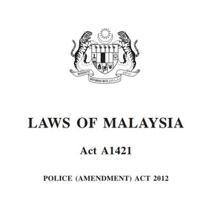 Pindaan Akta Polis 2012 (A1421)