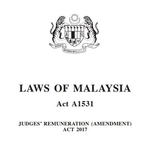 Pindaan Akta Saraan Hakim Tahun 2017 (A1531)