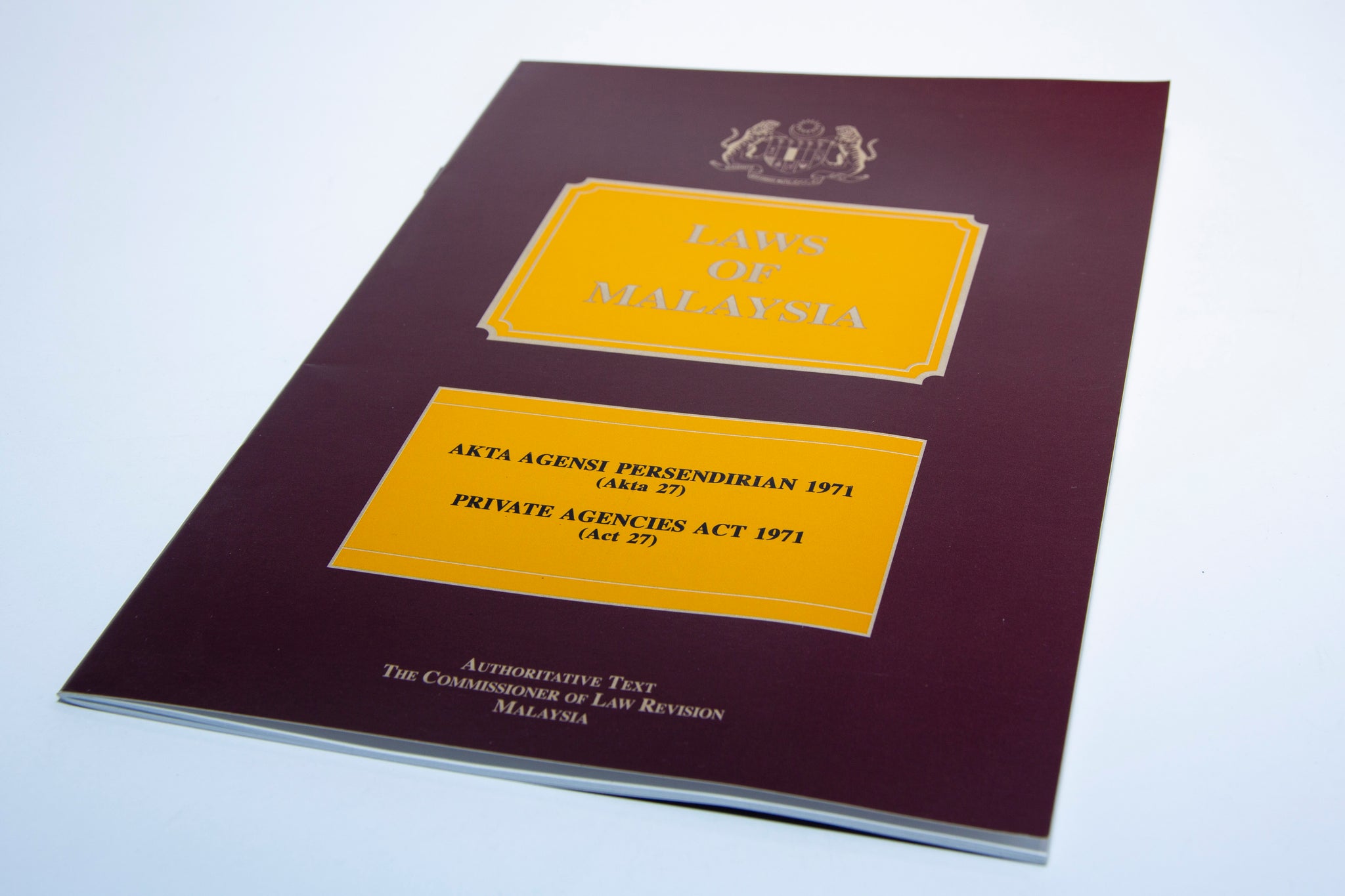 Private Agencies Act 1971 (Act 27)