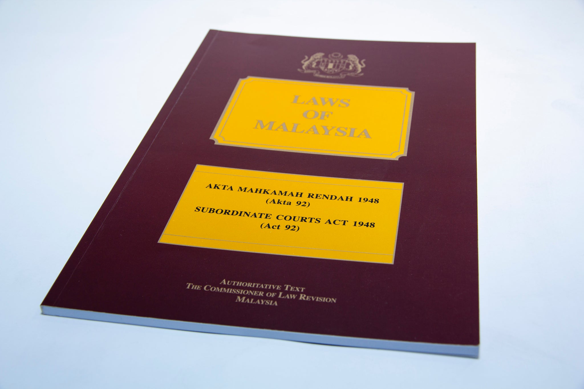 Akta Mahkamah Rendah 1948 / Subordinate Courts Act 1948 (Act 92)