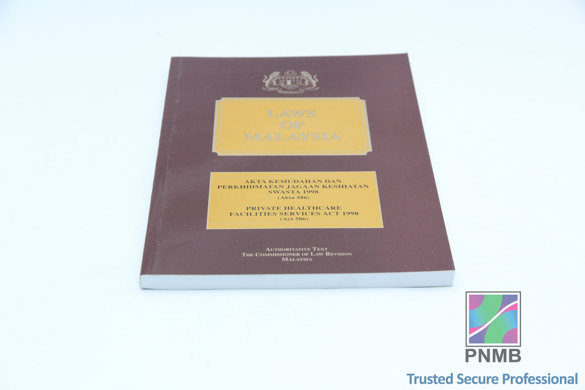 Akta Kemudahan Dan Perkhidmatan Jagaan Kesihatan Swasta 1998 (Akta 586)