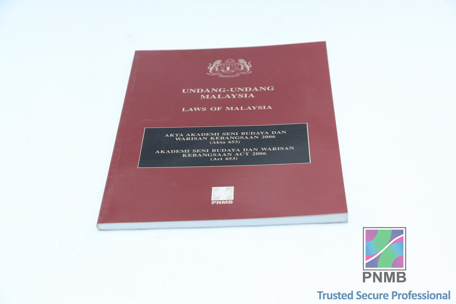 Akta Akademi Seni Budaya Dan Warisan Kebangsaan 2006 (Akta 653)