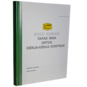 Buku Harian Tapak Kerja Utk Kerja-Kerja Kontrak (JKR332)