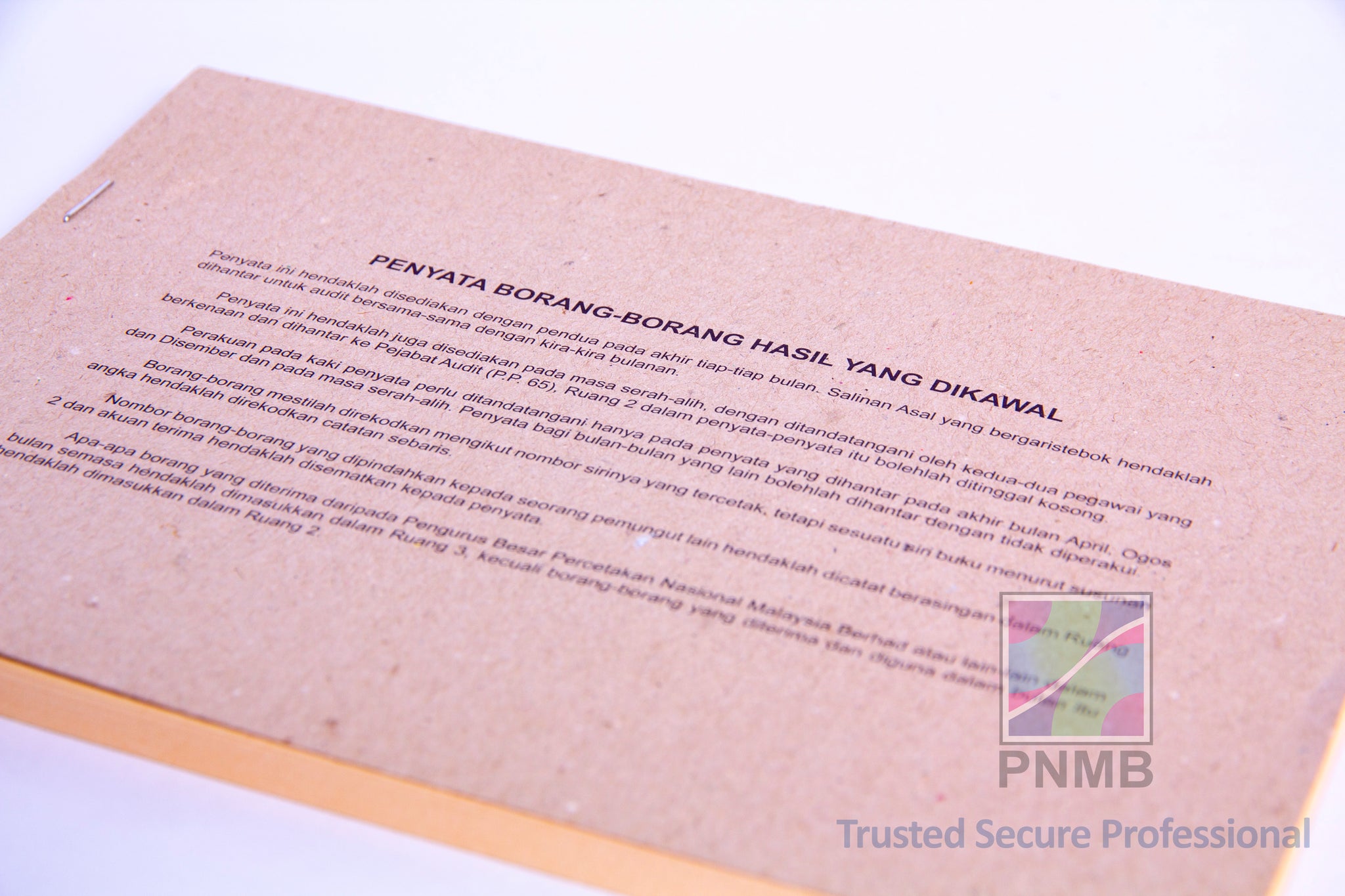 Penyata Mengenai Borang-Borang Hasil Yang Di Kawal (KEW 68)