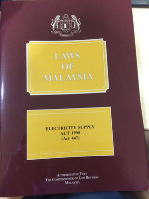 ELECTRICITY SUPPLY ACT 1990 (ACT 447)
