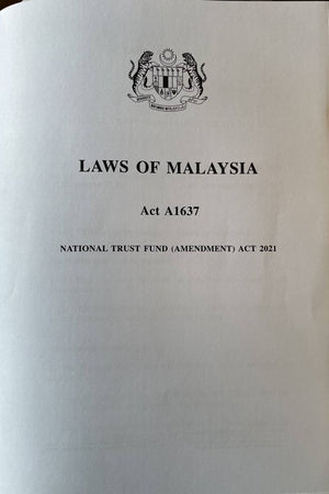 AKTA KUMPULAN WANG AMANAH NEGARA (PIN) 2021 (A1637)