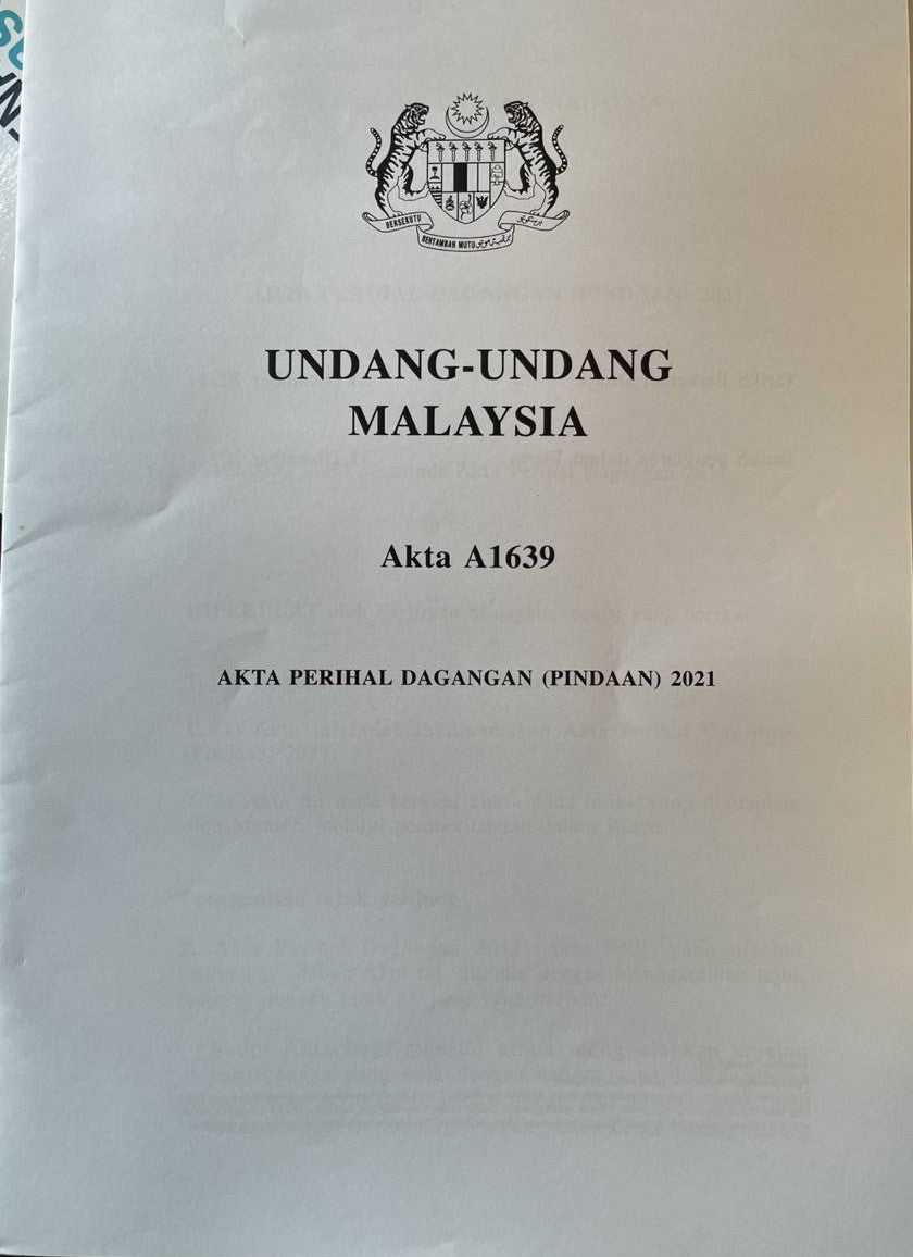 AKTA PERIHAL DAGANGAN (PIN) 2021	(A1639)